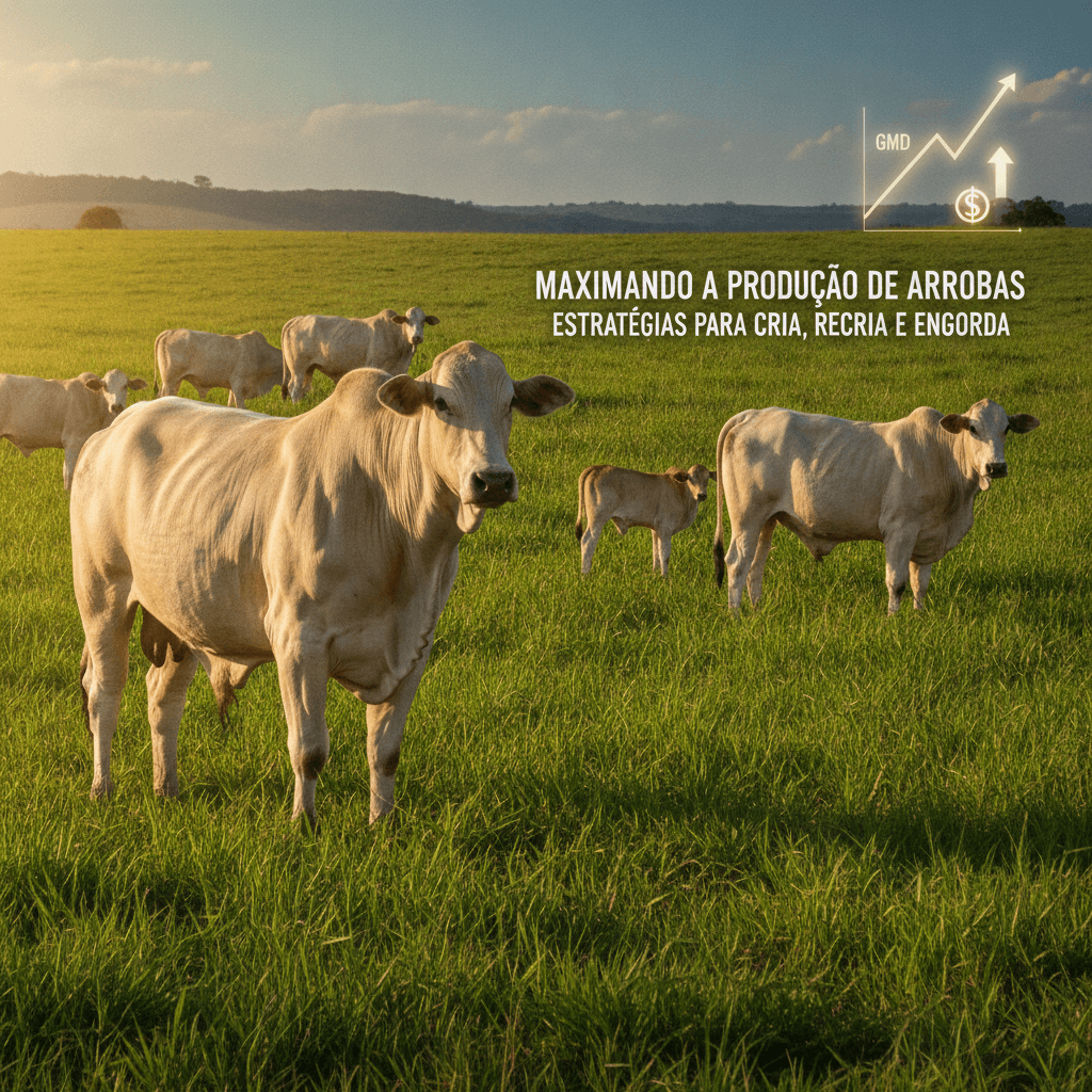 Maximizando a Produção de Arrobas: Estratégias para Cria, Recria e Engorda