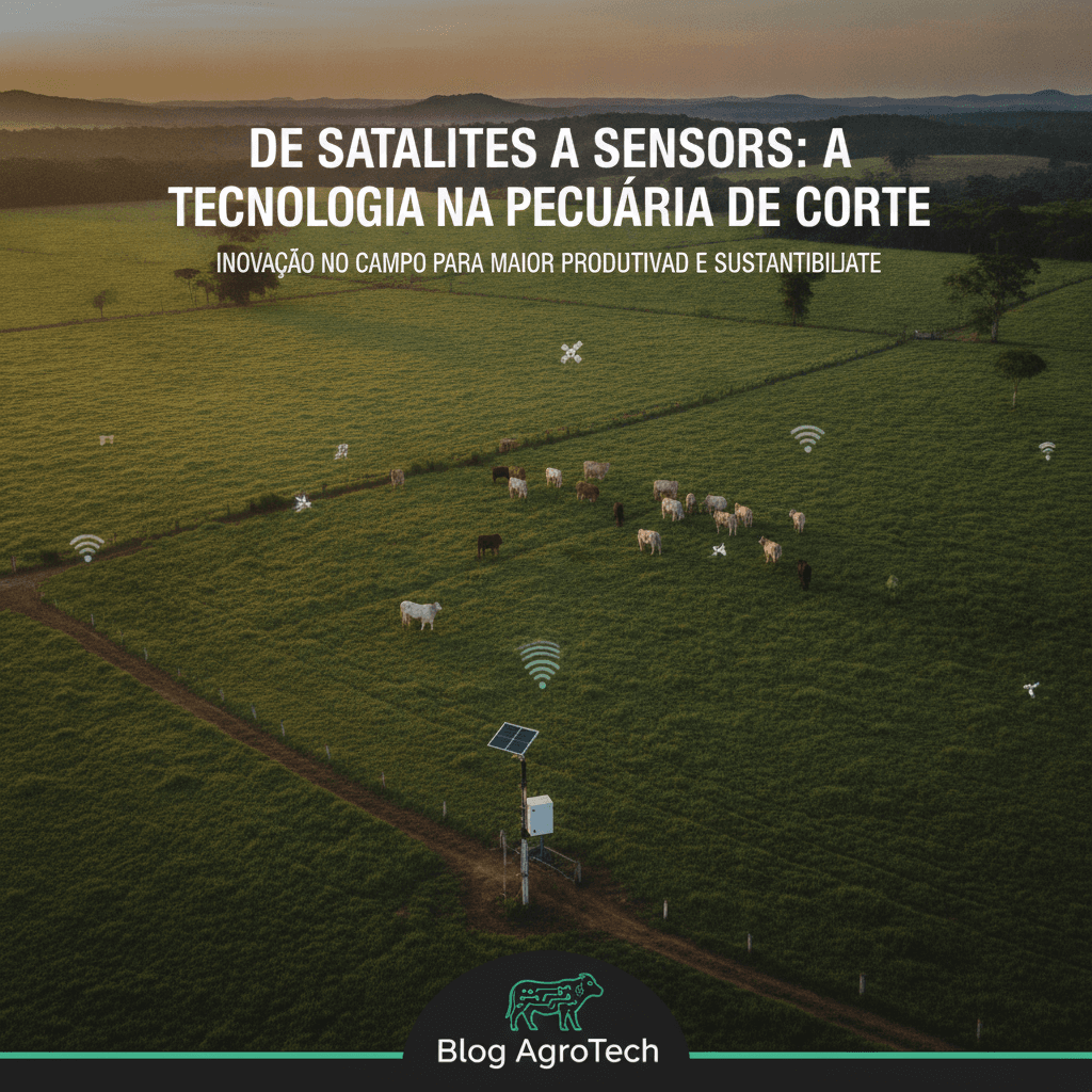 De Satélites a Sensores: A Tecnologia na Pecuária de Corte