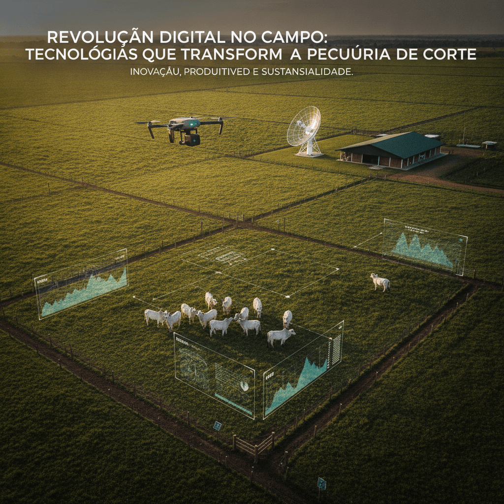 Revolução Digital no Campo: Tecnologias que Transformam a Pecuária de Corte