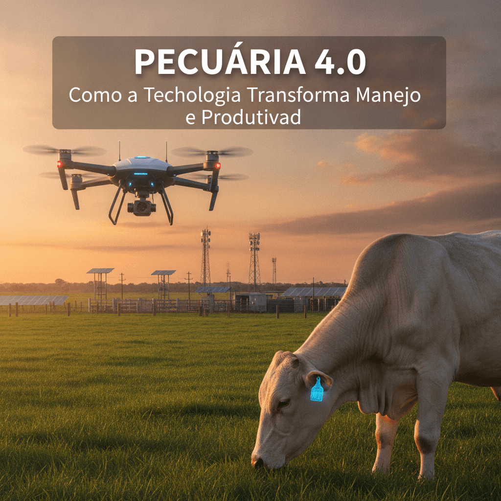 Pecuária 4.0: Como a Tecnologia Transforma Manejo e Produtividade