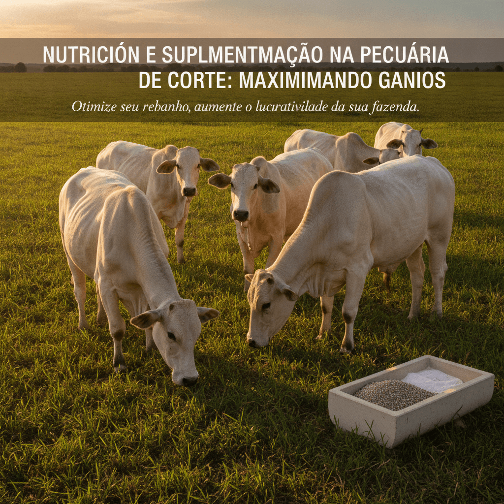 Nutrição e Suplementação na Pecuária de Corte: Maximizando Ganhos